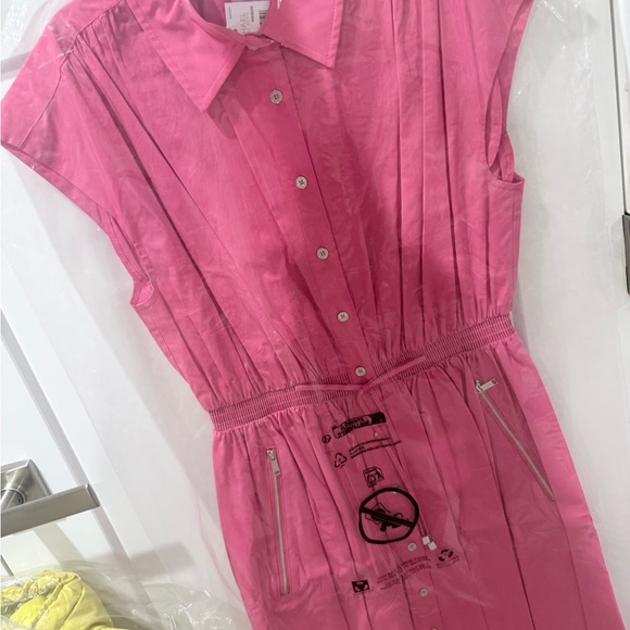 Michael Kors Dresses & Skirts - Michael Kors Bright Pink Sleeveless Shirt Dress